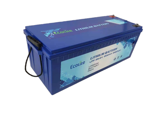 24V 200Ah LiFePO4 batterie au lithium cycle profond Pour caravane caravane maisons de bateau en plein air