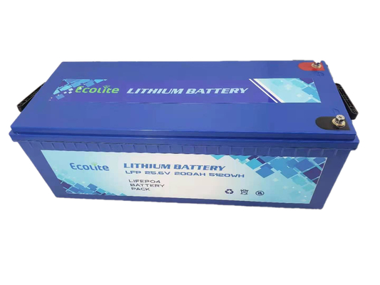 24V 200Ah LiFePO4 batterie au lithium cycle profond Pour caravane caravane maisons de bateau en plein air