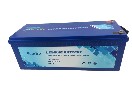 24V 200Ah LiFePO4 batterie au lithium cycle profond Pour caravane caravane maisons de bateau en plein air