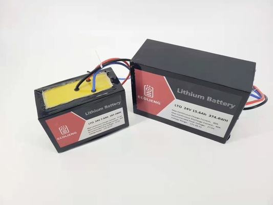 Paquet de batterie LTO au lithium titanate de 24 V 7,8 Ah pour traceur solaire / porte électrique
