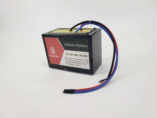 Paquet de batterie LTO au lithium titanate de 24 V 7,8 Ah pour traceur solaire / porte électrique