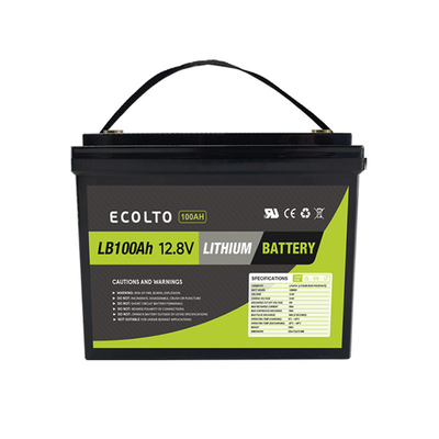 4000 cycles batterie au lithium RV 12,8V 100Ah LiFePO4 batterie RV 1280Wh capacité nominale