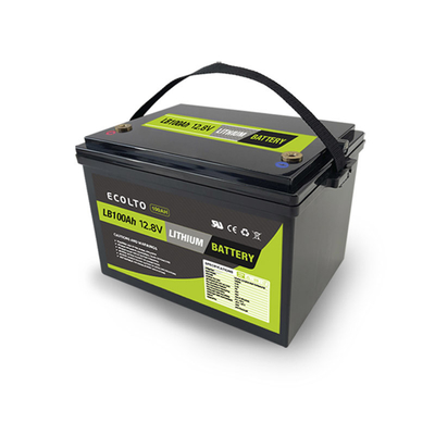 4000 cycles batterie au lithium RV 12,8V 100Ah LiFePO4 batterie RV 1280Wh capacité nominale