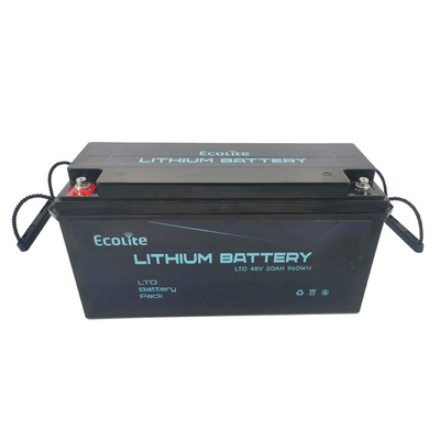 Charge à haute vitesse de la batterie LTO au titanate de lithium de 48 V 20,8 Ah ECOLTO-T4820