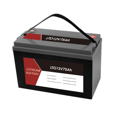 Pack de batterie LTO de 12V 75Ah pour les applications de remorques marines avec une résistance de 12mΩ