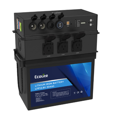 Batterie au lithium portable de 12,8 V RV 300Ah 3840Wh Mode de charge CC / CV