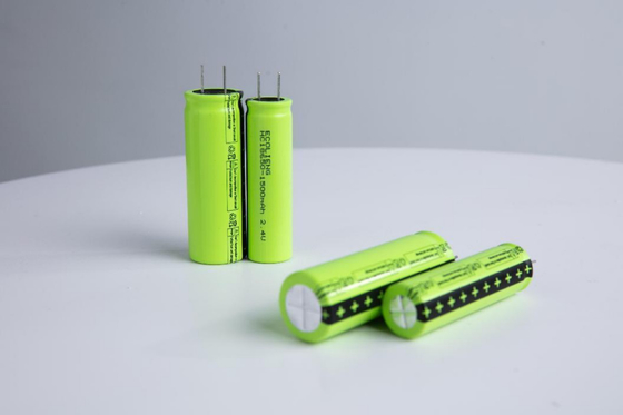 18650 Lithium Ion LTO Battery Cell 2.4V 1500mAh Avec une durée de vie de cycle élevée