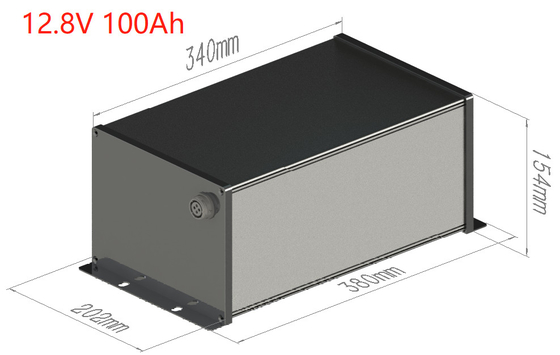 LiFePO4 12V 100Ah éclairage de rue solaire batterie au lithium BMS MPPT tout en un