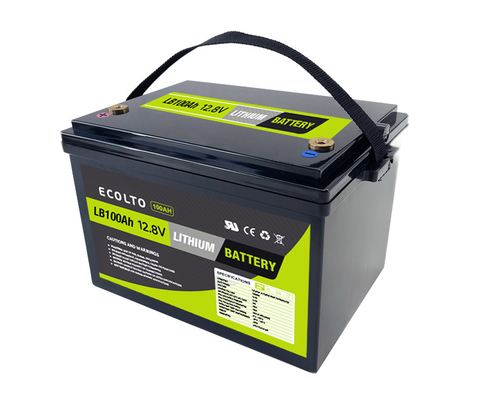 Courant de charge maximal 100A 12V 100Ah LiFePO4 Batterie au lithium fiable