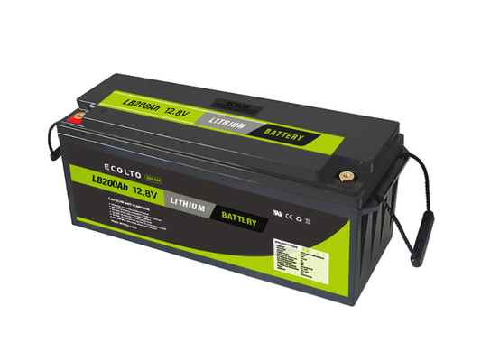12V 200Ah LiFePO4 batterie au lithium légère haute température