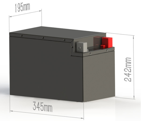 25.6V 100Ah batterie de moto à recharge rapide électrique à deux roues et batterie de tricycle