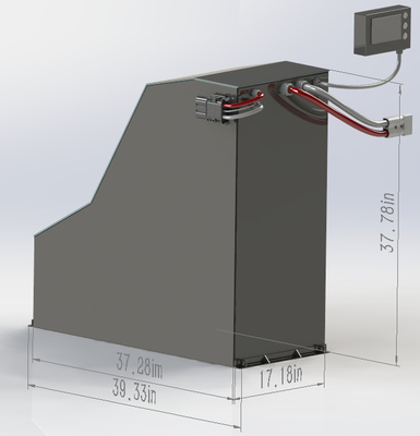 96V 460Ah batterie au lithium fer phosphate pour chariot élévateur à forme spéciale