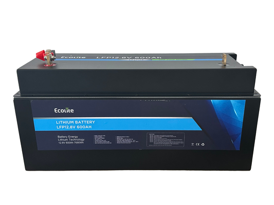 UN38.3 MSDS Marine LiFePO4 Batterie 12,8V 600Ah Pour le démarrage de bateaux de marine