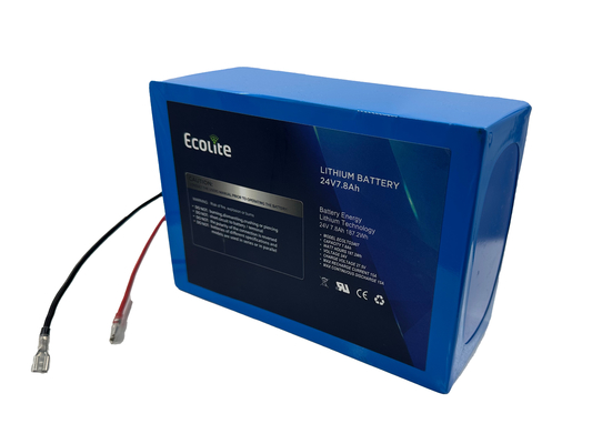 24V 7,8Ah Protable Lithium Titanate LTO batterie pour le tracker solaire avec BMS