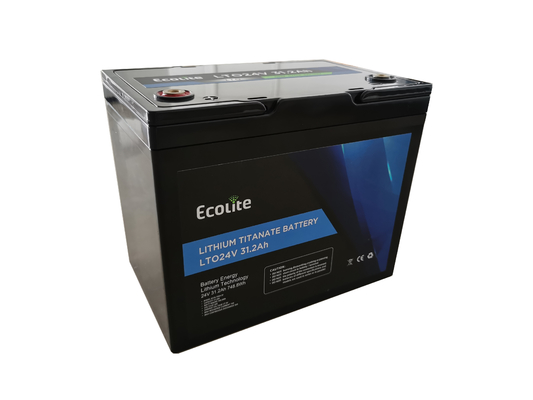 Pack de batterie LTO Ecolite 24V 31,2Ah Pack de batterie au lithium titanate pour système UPS