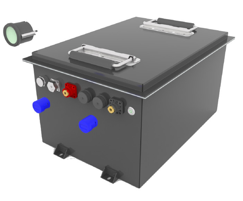 51.2V 105Ah LFP Lithium Iron Phosphate batterie électrique pour AGV chariots élévateurs à fourche chariots de golf
