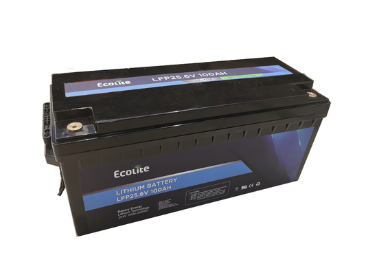25.6V 100Ah Rv Batteries solaires de la maison de stockage de l' énergie Lifepo4 batterie batterie au lithium