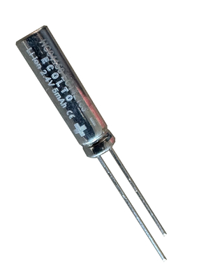 2.4V 5mAh Petite pile rechargeable au lithium titanate pour instruments de précision