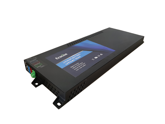 12.8V 110Ah LiFePO4 Slimline Batterie 1408Wh Batterie au lithium BMS intégré pour l'énergie de secours