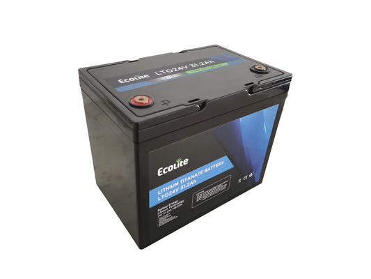 LTO à haute énergie 24V 31,2Ah batterie au lithium titanate Durée de vie 10000 Pour la décharge à basse température