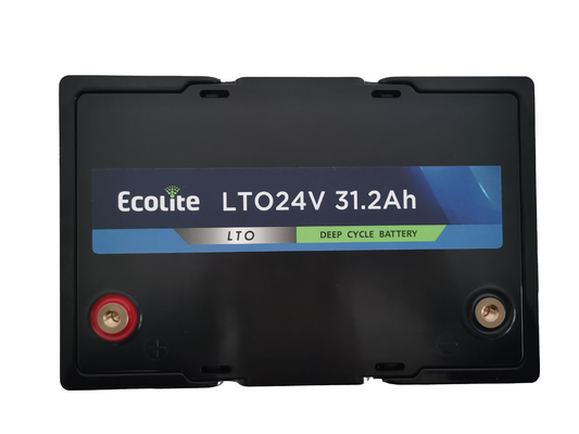 LTO à haute énergie 24V 31,2Ah batterie au lithium titanate Durée de vie 10000 Pour la décharge à basse température