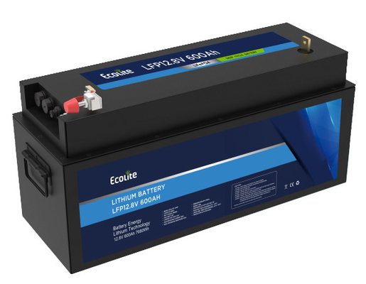 Batterie au lithium Batterie LiFePO4 marine 12,8V 600Ah Pour l'alimentation en veille marine