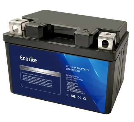 Fer au lithium légère 12,8V Batterie de démarrage de moto intégrée BMS