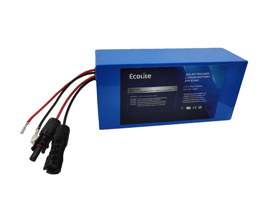 25.6V 6.5Ah 156Wh batterie au lithium titanate pour système de suivi solaire