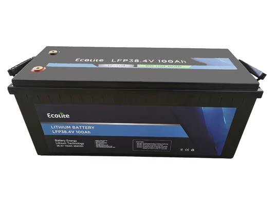 Ecolite personnalisation 38.4V 100Ah LiFePO4 batterie au lithium pour le RV Caravan puissance de secours