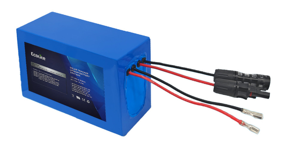 Ecolite 25,6V 6,5Ah 7,8Ah Titanate de lithium batterie solaire de tracker intégré fonction MPPT