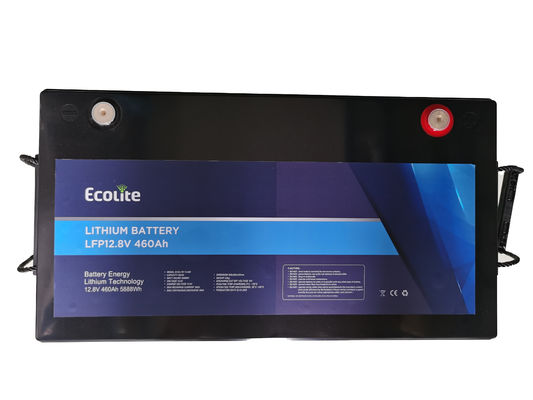 Batterie lithium LiFePO4 pour camping-car 12,8 V 460 Ah légère et personnalisée avec BMS intégré
