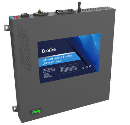 Bloc-batterie lithium RV Slimline Max 12,8 V 110 Ah avec onduleur intégré pour pick-up