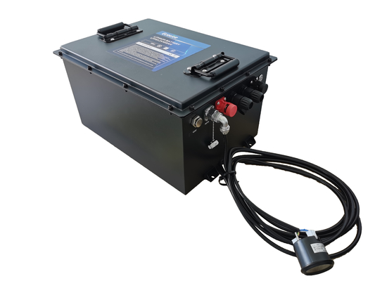 Batterie à ions de lithium PO4 haute performance 51.2V 105Ah pour le golf et les chariots utilitaires