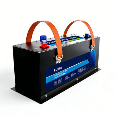 Batterie ECOLITE 25,6V 314Ah LiFePO4 Haute Capacité Charge Rapide pour Camping-cars et Systèmes Autonomes